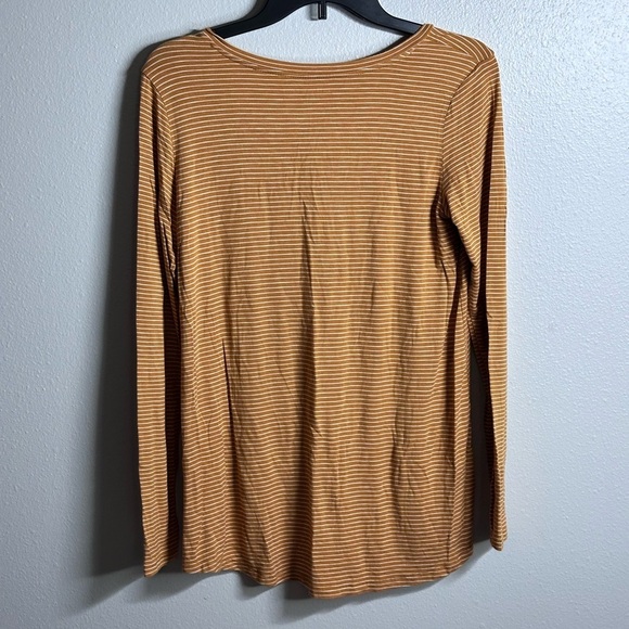 American Eagle Women Stripe Soft & Sexy Slub Long Sleeve Shirt Size S. - Picture 5 of 7